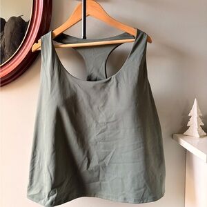 Old Navy PowerSoft Green Racerback Tank Top